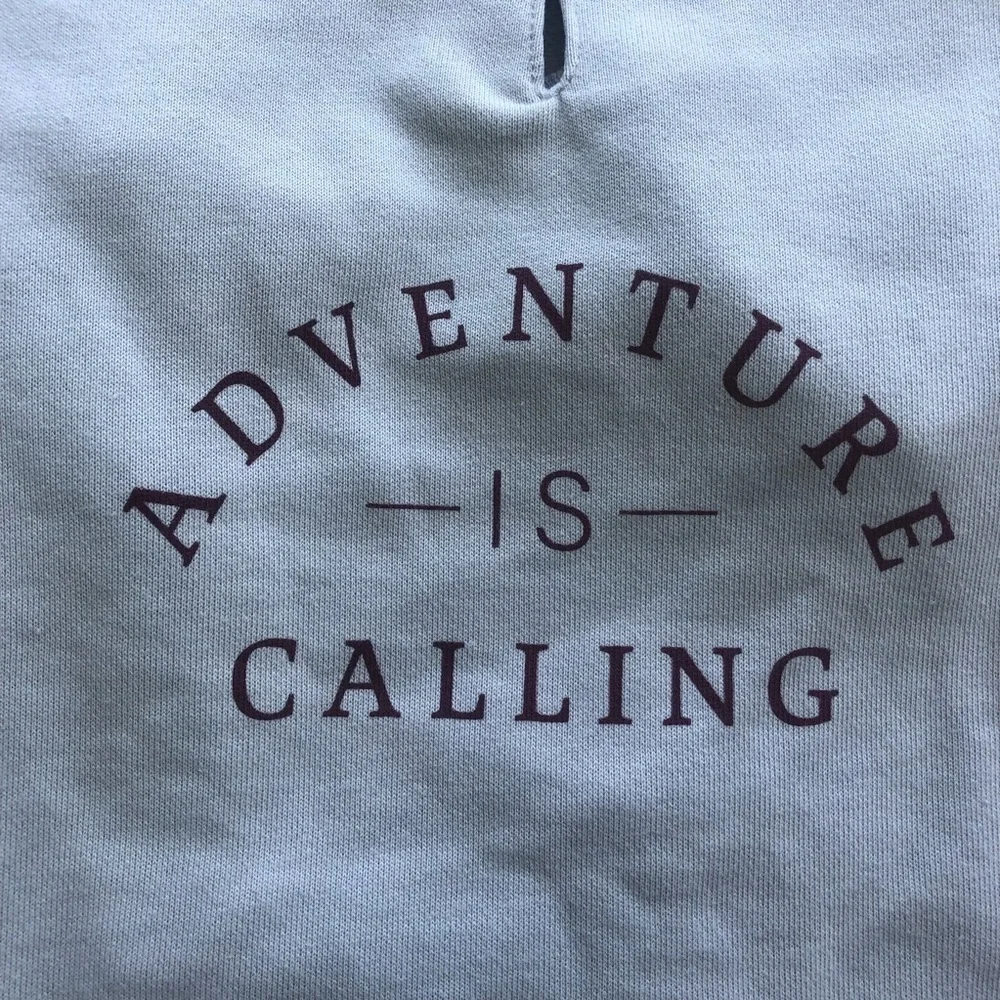 New Adventure is calling dog sweatshirt top  M